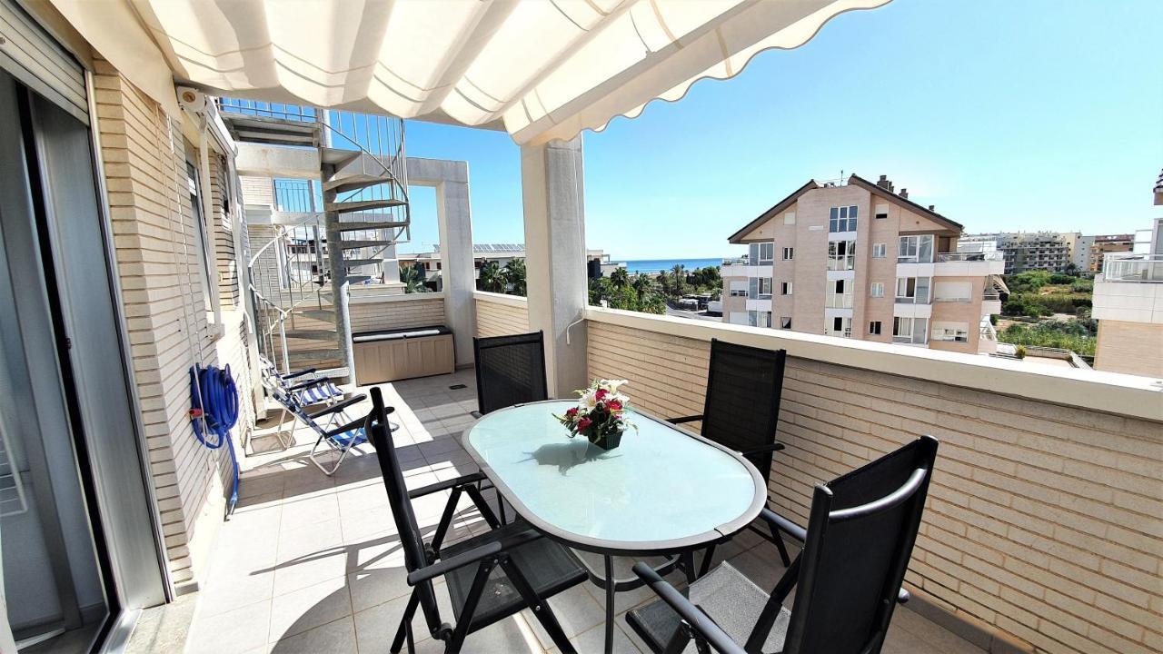 Beau Penthouse Avec Vue Mer Дения Экстерьер фото